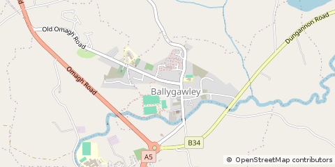 Map of Dungannon, County Tyrone