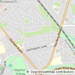 Map of Stockton-on-Tees, Cleveland