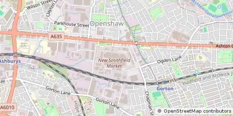 Map of Manchester, Greater Manchester