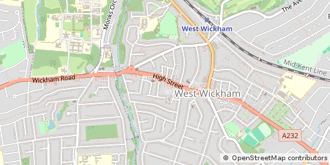 Map of West Wickham