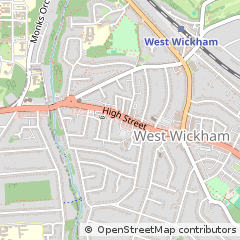 Map of West Wickham