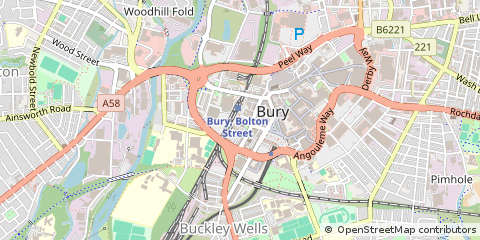Map of Bury