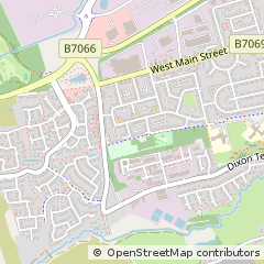 Map of Bathgate, West Lothian