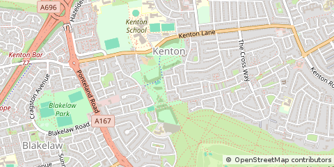 Map of Newcastle Upon Tyne