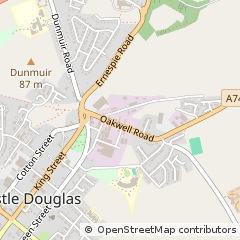 Map of Castle Douglas, Kirkcudbrightshire