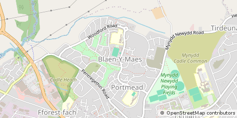 Map of Swansea