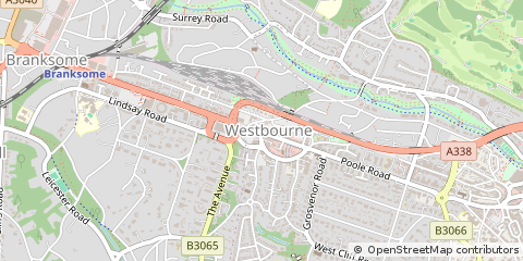 Map of Bournemouth