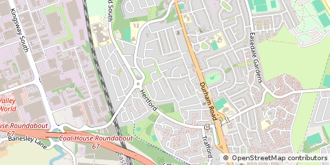 Map of Gateshead