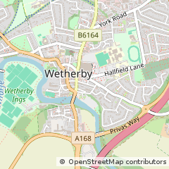 Map of Wetherby, West Yorkshire