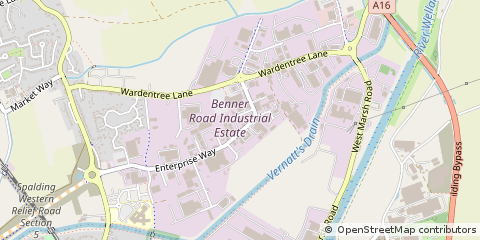 Map of Spalding