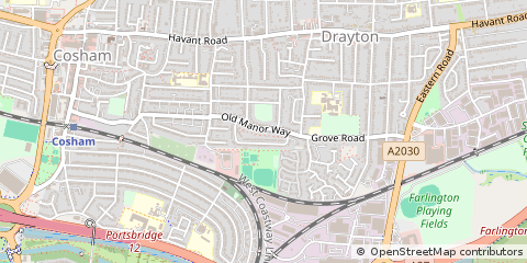 Map of Portsmouth, Hampshire