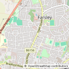 Map of Leeds, West Yorkshire