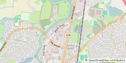 Map of Bridgwater