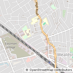Map of Harrow, Middlesex