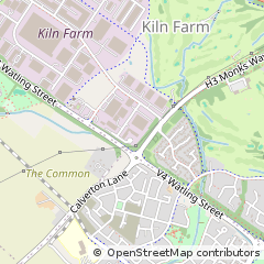 Map of Milton Keynes, Buckinghamshire