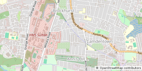 Map of Gosport, Hampshire