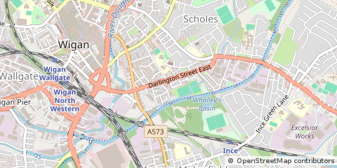 Map of Wigan