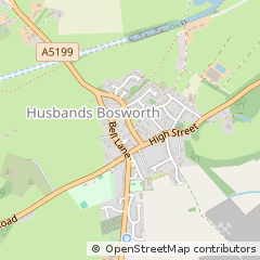Map of Lutterworth, Leicestershire