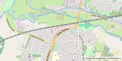 Map of Leicester