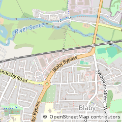 Map of Leicester