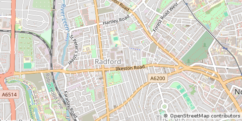 Map of Nottingham