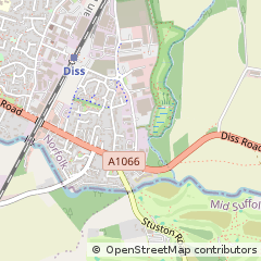 Map of Diss