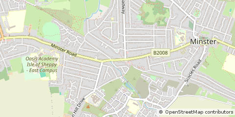 Map of Sheerness