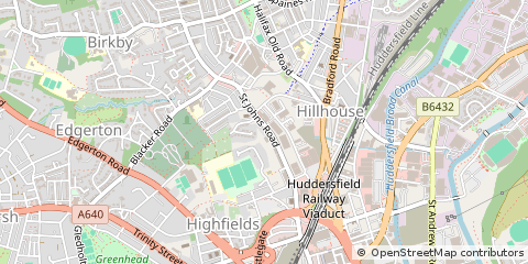 Map of Huddersfield