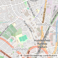 Map of Huddersfield