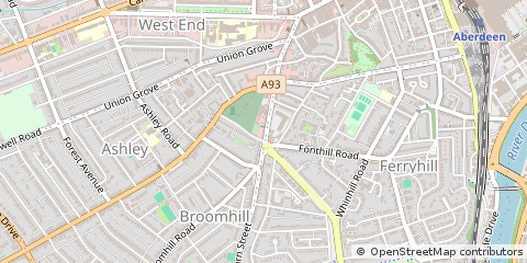 Map of Aberdeen