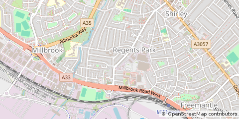 Map of Southampton
