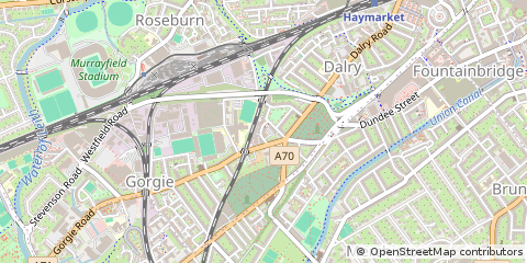 Map of Midlothian