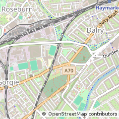 Map of Midlothian
