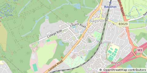 Map of Bagshot