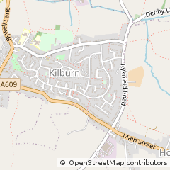 Map of Belper, Derbyshire