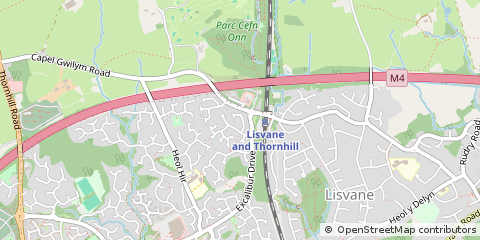 Map of Cardiff