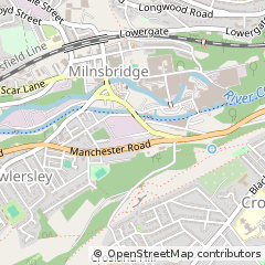 Map of Milnsbridge, Huddersfield