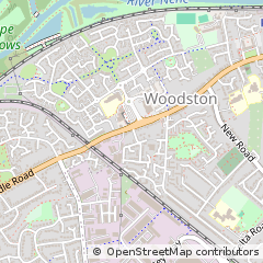 Map of Peterborough, Cambridgeshire
