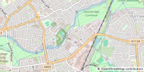 Map of Cambridge, Cambridgeshire