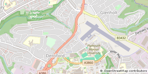 Map of Plymouth, Devon