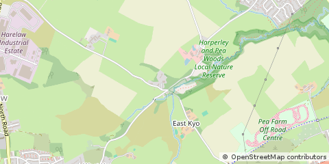 Map of Stanley, County Durham