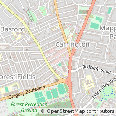 Map of Nottingham