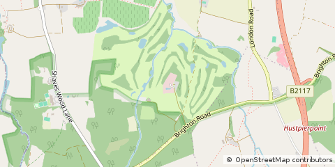 Map of Albourne, Hassocks, West Sussex