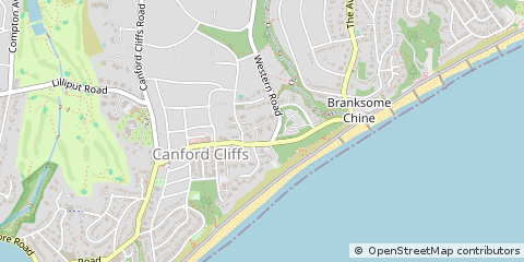 Map of Poole, Dorset