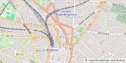 Map of Brighton