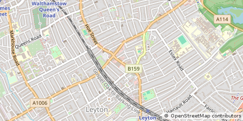 Map of Leyton