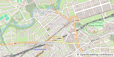 Map of Edinburgh, Midlothian