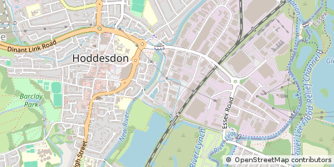 Map of Hoddesdon