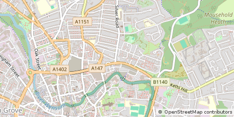 Map of Norwich