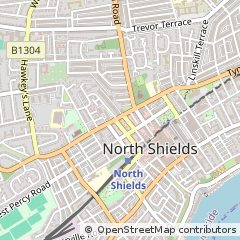 Map of Tyne and Wear